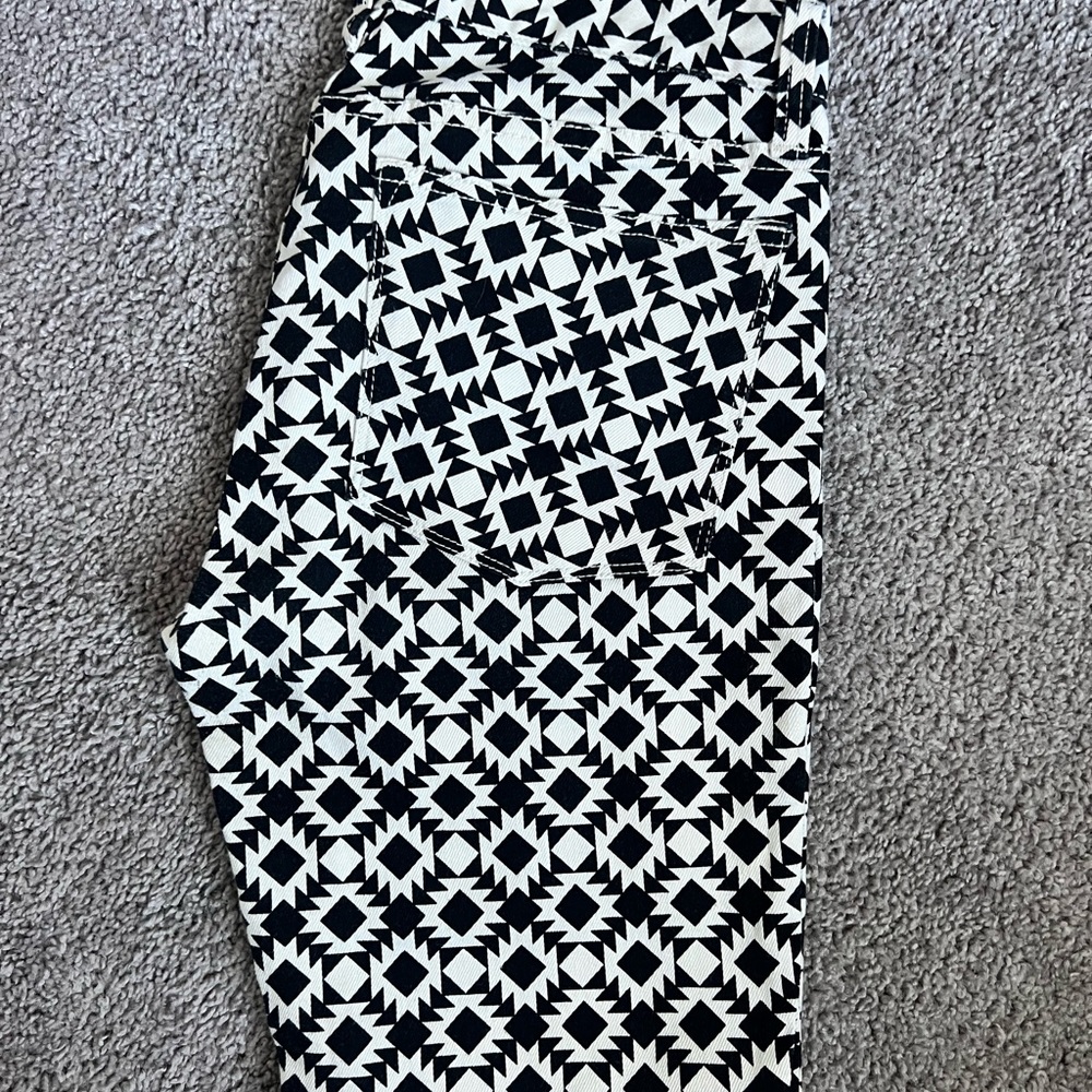 J.Crew Geometric Toothpick Denim